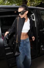 BELLA HADID Leaves Balenciaga Fashion Show in Paris 07/06/2022