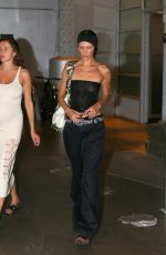 BELLA HADID Leaves Pier 59 Studios in New York 07/21/2022