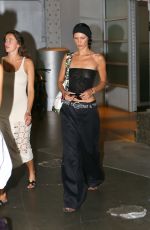 BELLA HADID Leaves Pier 59 Studios in New York 07/21/2022