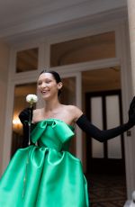 BELLA HADID on the Backstage of Balenciaga Show in Paris 07/06/2022