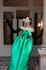 BELLA HADID on the Backstage of Balenciaga Show in Paris 07/06/2022