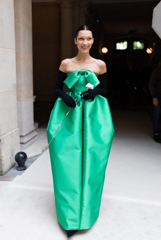 BELLA HADID on the Backstage of Balenciaga Show in Paris 07/06/2022