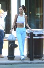 BELLA HADID Out and About in New York 07/17/2022