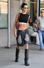 BELLA HADID Out and About in New York 07/22/2022
