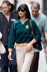 BELLA HADID Out for Lunch at Ferdi Restaurant in Paris 07/07/2022