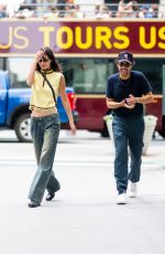 BELLA HADID Out in New York 07/29/2022