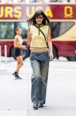 BELLA HADID Out in New York 07/29/2022