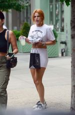 BELLA THORNE Leaves a Spa in New York 07/05/2022