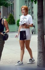 BELLA THORNE Leaves a Spa in New York 07/05/2022