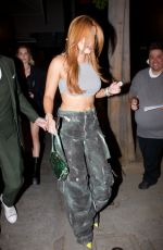 BELLA THORNE Out for Late Dinner at Craig