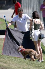 BIANCA WALLACE and Ioan Gruffudde Out at a Park in Los Angeles 07/13/2022