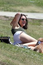 BIANCA WALLACE and Ioan Gruffudde Out at a Park in Los Angeles 07/13/2022