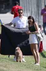 BIANCA WALLACE and Ioan Gruffudde Out at a Park in Los Angeles 07/13/2022