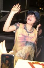 BILLIE EILISH Arrives at Her Brother Finneas Concert at Troubadour in West Hollywood 07/13/2022