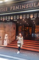 BLANCA BLANCO at The Peninsula Hotel in New York 07/11/2022