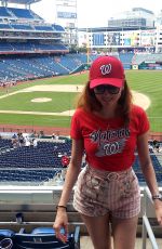 BLANCA BLANCO at Washington Nationals vs Seattle Mariners Game in Washington D.C. 07/13/2022