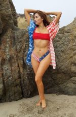 BLANCA BLANCO in a Patriotic Bikini Celebrates 4th of July Weekend in Malibu 07/02/2022