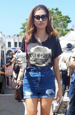 BLANCA BLANCO in Denim Shorts Shopping for Fresh Produce in Palisades 07/03/2022