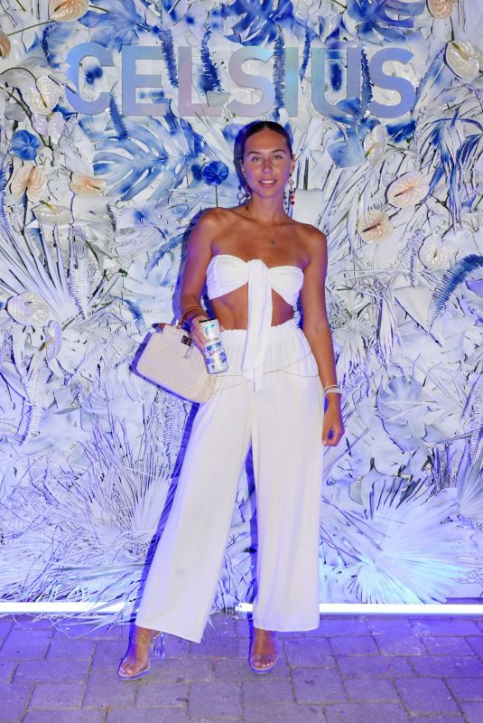 BRIT MANUELA at Celsius Arctic Vibe Launch Party in Miami Beach 07/21/2022
