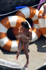 BROOKE BURKE in Bikini on a Holiday in Positano 07/25/2022