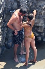 BROOKE BURKE in Bikini on a Holiday in Positano 07/25/2022