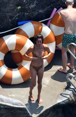 BROOKE BURKE in Bikini on a Holiday in Positano 07/25/2022