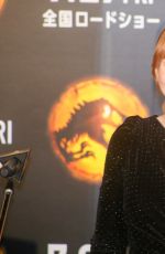 BRYCE DALLAS HOWARD at Jurassic World Dominion Press Conference in Tokyo 07/28/2022