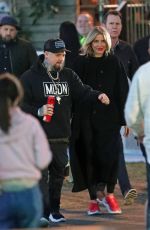 CAMERON DIAZ and Benji Madden at Adele Concert in London 07/01/2022