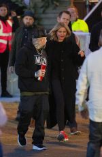 CAMERON DIAZ and Benji Madden at Adele Concert in London 07/01/2022