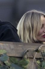 CAMERON DIAZ and Benji Madden at Adele Concert in London 07/01/2022