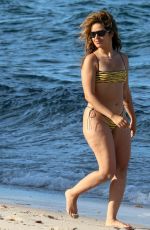 CAMILA CABELLO in Bikini at a Beach in Coral Gables 07/08/2022