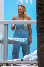 CAMILLE KOSTEK on the Set of a Sport Illustrated Show in South Florida 07/17/2022