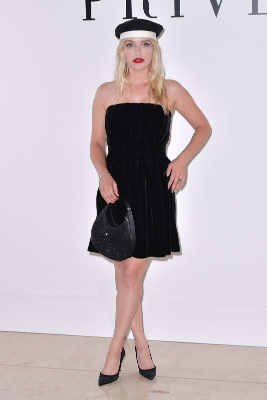 CAMILLE RAZAT at Giorgio Armani Prive Haute Couture Show in Paris 07/05/2022