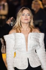 CAMILLE RAZAT Leaves Balmain Womenswear Fall/Winter 2022/2023 Show at Paris Fashion Week 03/02/2022