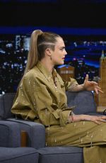CARA DELEVINGNE at Tonight Show Starring Jimmy Fallon in Los Angeles 07/27/2022