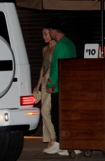 CARA SANTANA Out for a Dinner Date at Nobu in Malibu 07/05/2022