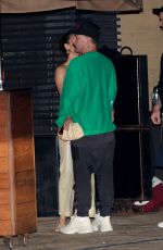 CARA SANTANA Out for a Dinner Date at Nobu in Malibu 07/05/2022