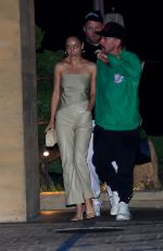 CARA SANTANA Out for a Dinner Date at Nobu in Malibu 07/05/2022