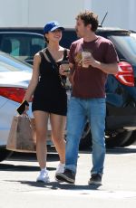 CAYLEE COWAN and Casey Affleck Out Shopping in Studio City 07/01/2022