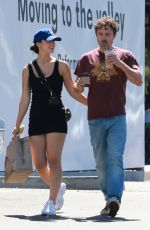 CAYLEE COWAN and Casey Affleck Out Shopping in Studio City 07/01/2022