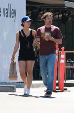 CAYLEE COWAN and Casey Affleck Out Shopping in Studio City 07/01/2022