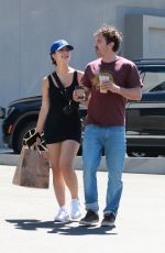 CAYLEE COWAN and Casey Affleck Out Shopping in Studio City 07/01/2022