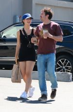 CAYLEE COWAN and Casey Affleck Out Shopping in Studio City 07/01/2022