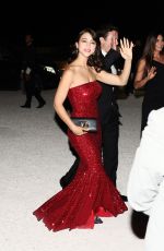 CAYLEE COWAN Arrives at Dolce and Gabbana FW 2023 Fashion Show in Siracusa 07/11/2022