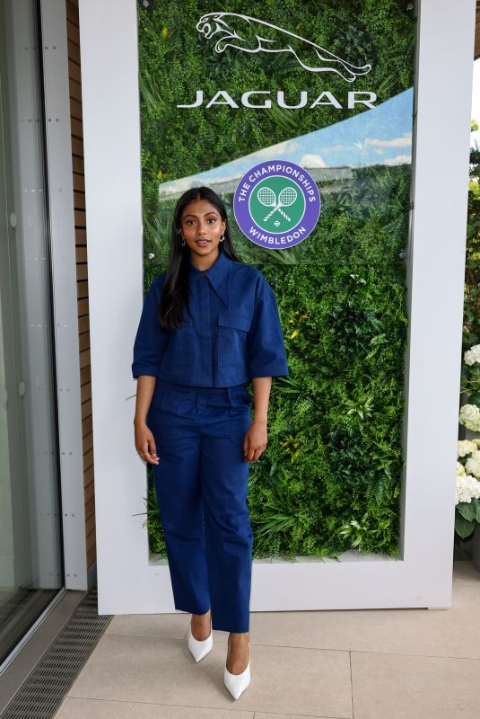 CHARITHRA CHANDRAN at Jaguar Suite at Wimbledon 07/03/2022