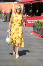 CHARLOTTE HAWKINS Arrives at Classic FM Studios in London 07/15/2022