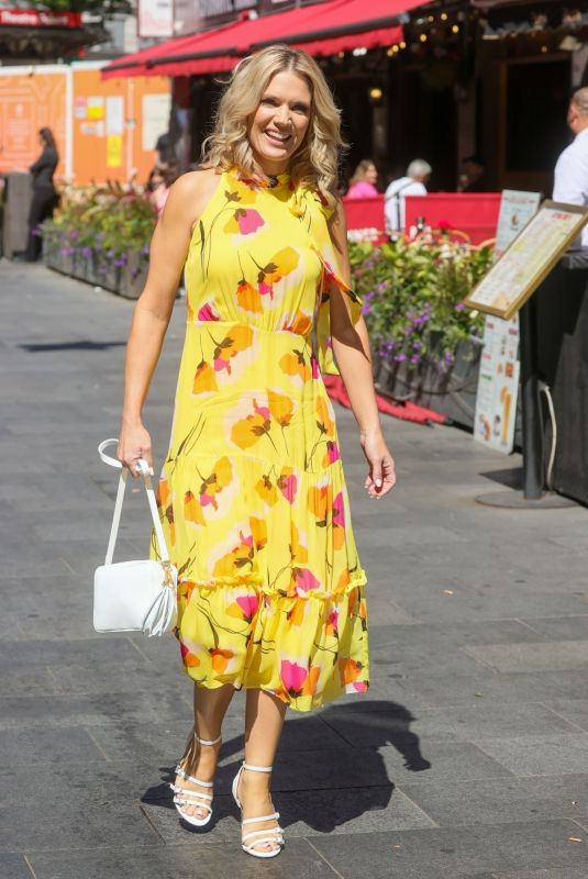 CHARLOTTE HAWKINS Arrives at Classic FM Studios in London 07/15/2022