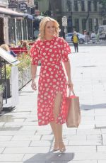 CHARLOTTE HAWKINS Arrives at Global Radio in London 07/01/2022