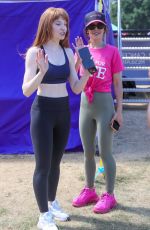 CHERYL COLE and NICOLA ROBERTS at London Bridges Charity Walk 07/24/2022