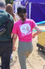 CHERYL COLE and NICOLA ROBERTS at London Bridges Charity Walk 07/24/2022
